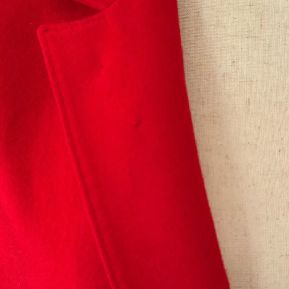 Pendleton Women’s Vintage Pure Virgin Wool Christmas Red Blazer Jacket Size 8 - Picture 12 of 13